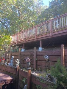 Deck with garden accents
