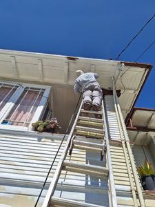 Exterior trim painting